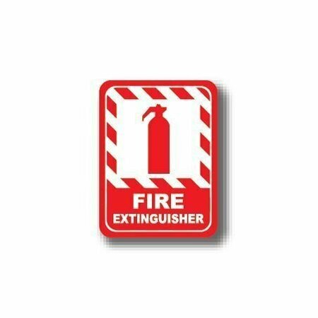 ERGOMAT 30in x 21in RECTANGLE SIGNS - Fire Extinguisher DSV-SIGN 630 #0383 -UEN
